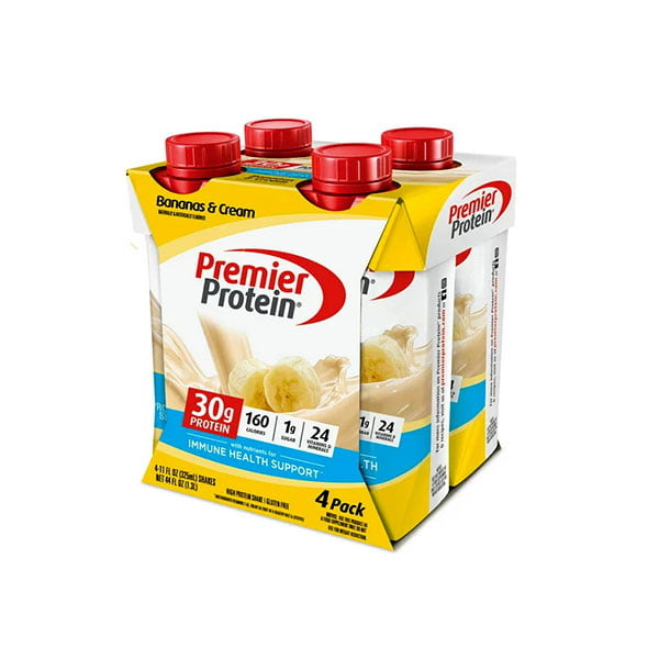 Premier Protein 30g Protein Shake, 11 Fl Oz Bottle, Banana 12 Count (4 ...