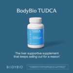 BodyBio Tudca for Liver Health | Liver Support for Detox and Cleanse | Pure Tauroursodeoxy cholic Acid | Cognitive and Digestive Health | 60 Capsules