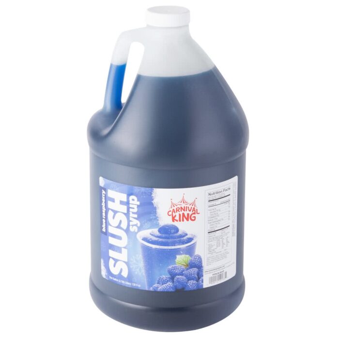 TableTop King 1 Gallon Blue Raspberry Slushy Syrup_AB