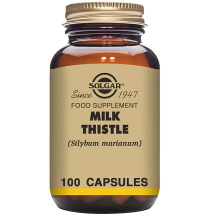 Solgar Milk Thistle, 100 Vegetable Capsules - Liver Support - Full Potency (FP) - Non-GMO, Vegan, Gluten Free, Dairy Free, Kosher - 100 Servings