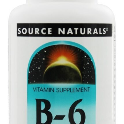 B-6, 500 mg, 100 Tablets, Source Naturals