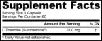 Jarrow Formulas Theanine, Promotes Relaxation, 200 mg, 60 Veggie Capsules