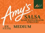 AMYS SALSA MEDIUM GF ORG, 14.7 OZ (Pack of 6)