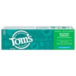 Tom's of Maine Natural Wicked Fresh! Fluoride Toothpaste, Cool Peppermint, 4.7 oz. 2-Pack