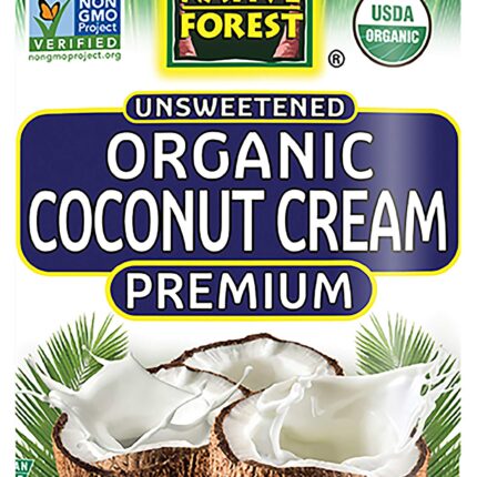 Native Forest Organic Premium Coconut Cream Unsweetened, 5.4 Ounce Cans (Pack of 12)