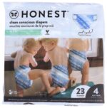 THE HONEST COMPANY Size 4 Tie Dye Diapers 23 Count, 23 CT