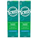 Tom's of Maine Natural Wicked Fresh! Fluoride Toothpaste, Cool Peppermint, 4.7 oz. 2-Pack