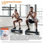 Doctor's Best L-arginine HCL Powder, non-gmo, vegan, Gluten Free, Soy Free, Helps Promote Muscle Growth, 300g